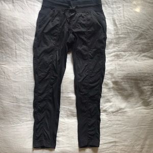 lululemon athletica black joggers
